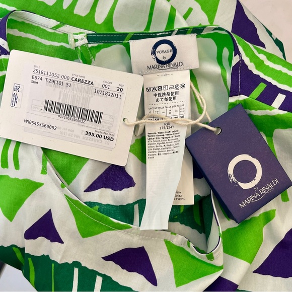 MaxMara Marina Rinaldi VOYAGE Cotton Top - Picture 13 of 14